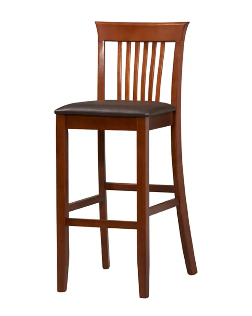 Torino Bar Stool - Dark Cherry, Wood