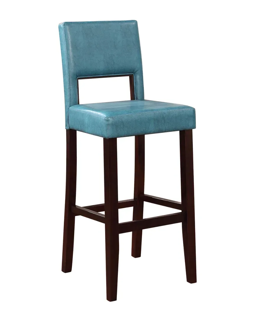 Vega Bar Stool - Blue, Wood image