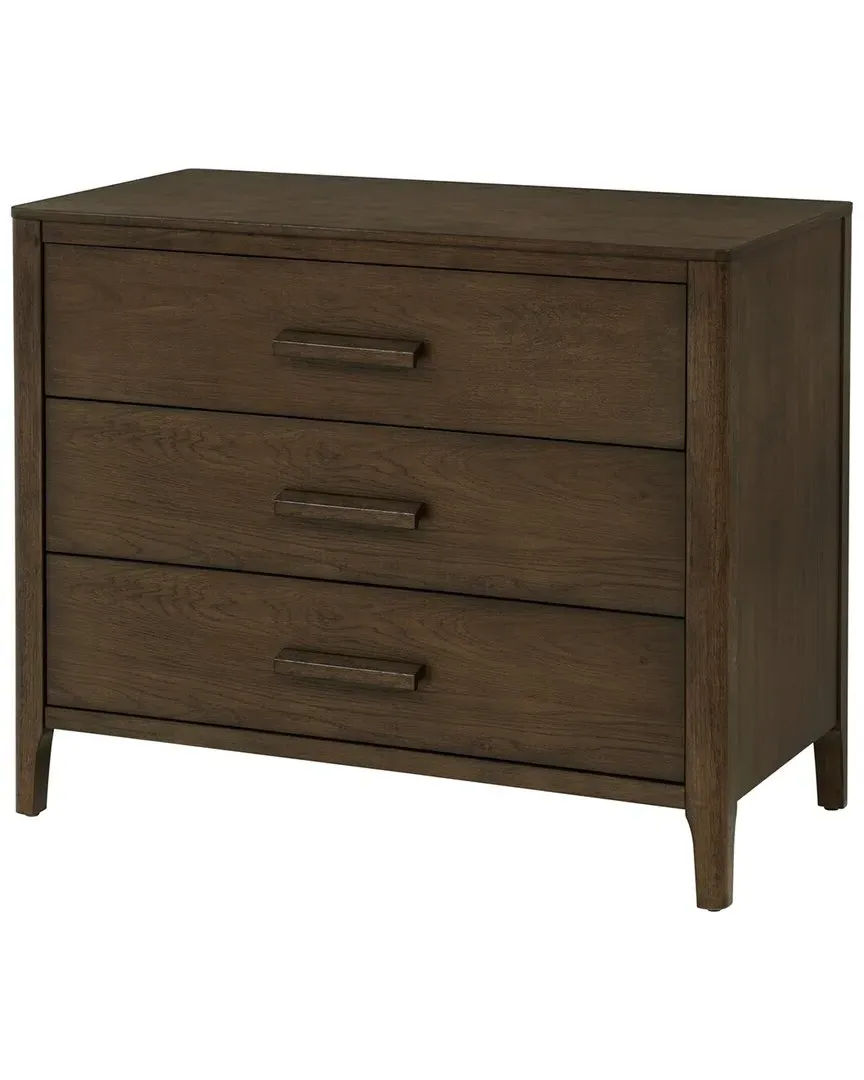 Wilcox 3-Drawer Dresser - Brown, Oak Veneer