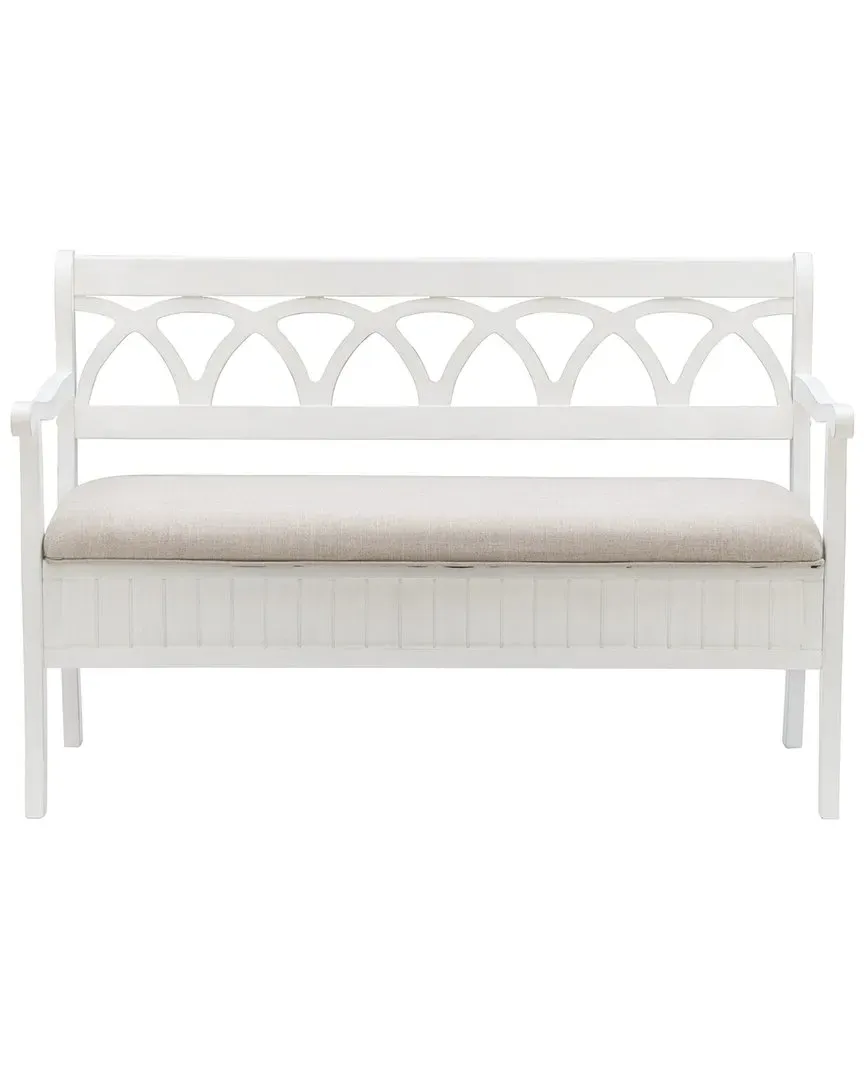 Winslett Storage Bench with Lift Top - White image