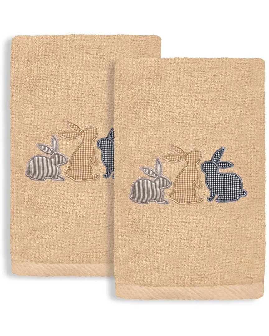 Bunny Row Hand Towel - Sand, Turkish Cotton