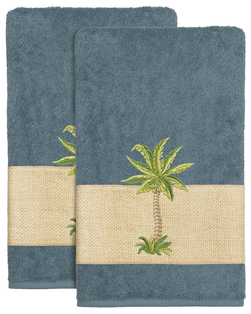 Colton 2-Piece Bath Towel Set - Teal, Turkish Cotton