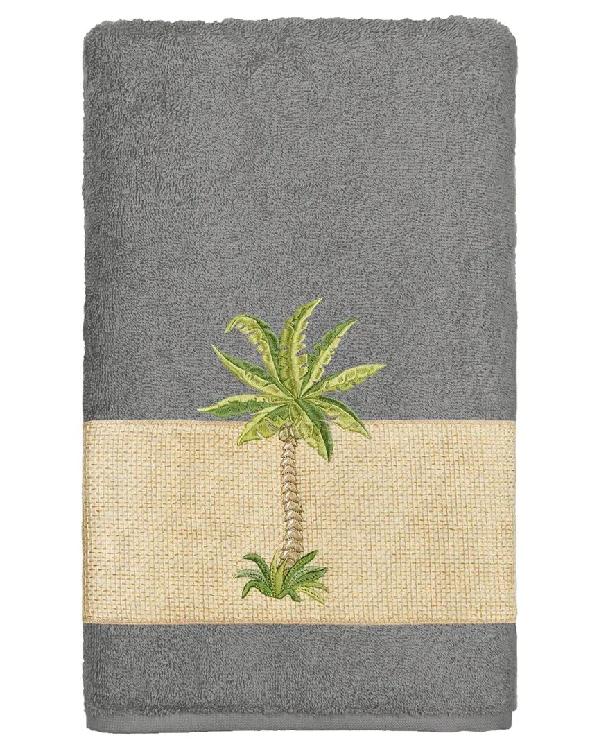 Colton Bath Towel - Grey, Turkish Cotton