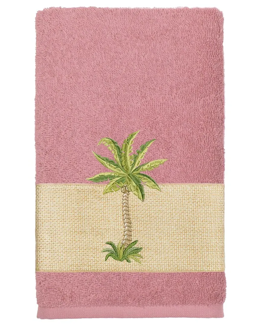 Colton Embellished Bath Towel - Rose, Turkish Cotton