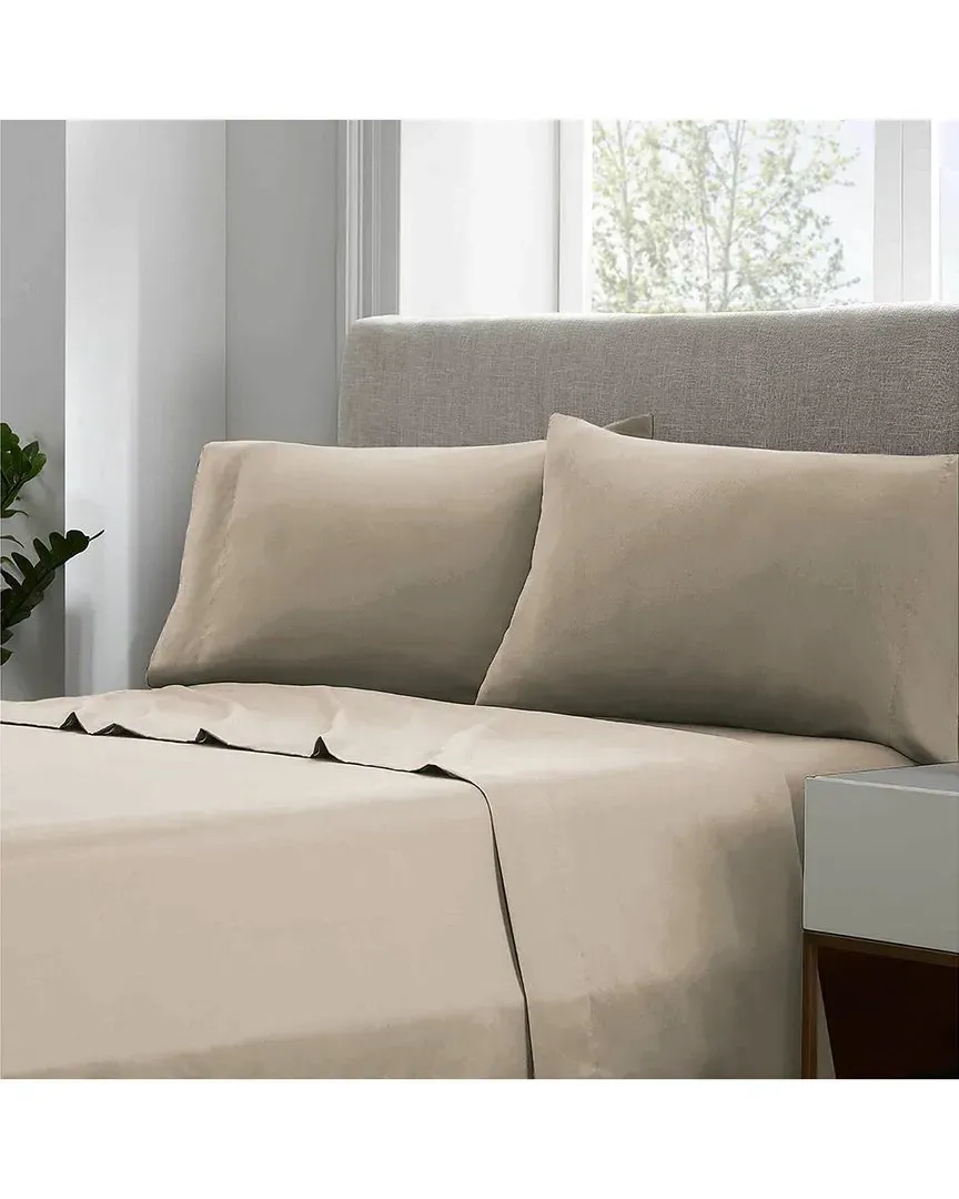 Cotton 400TC Sateen Sheet Set - Beige image