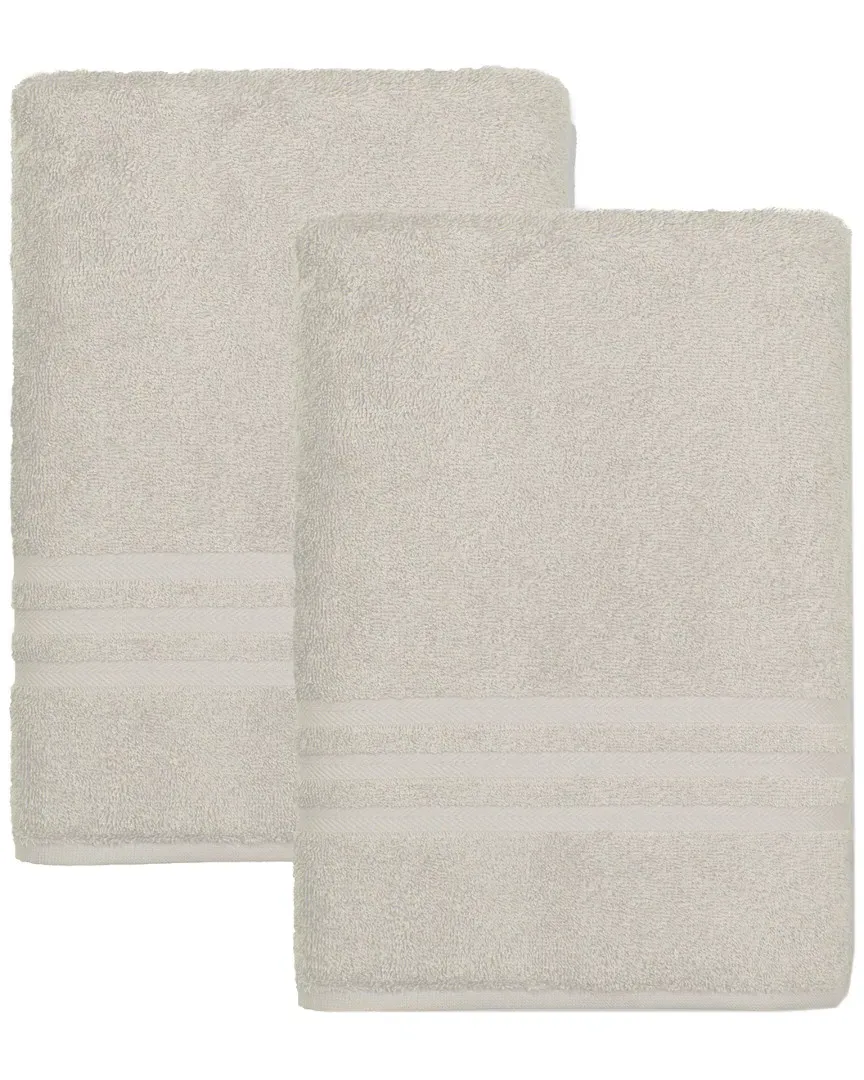 Denzi 2pc Bath Sheet Set - Cream, Turkish Cotton