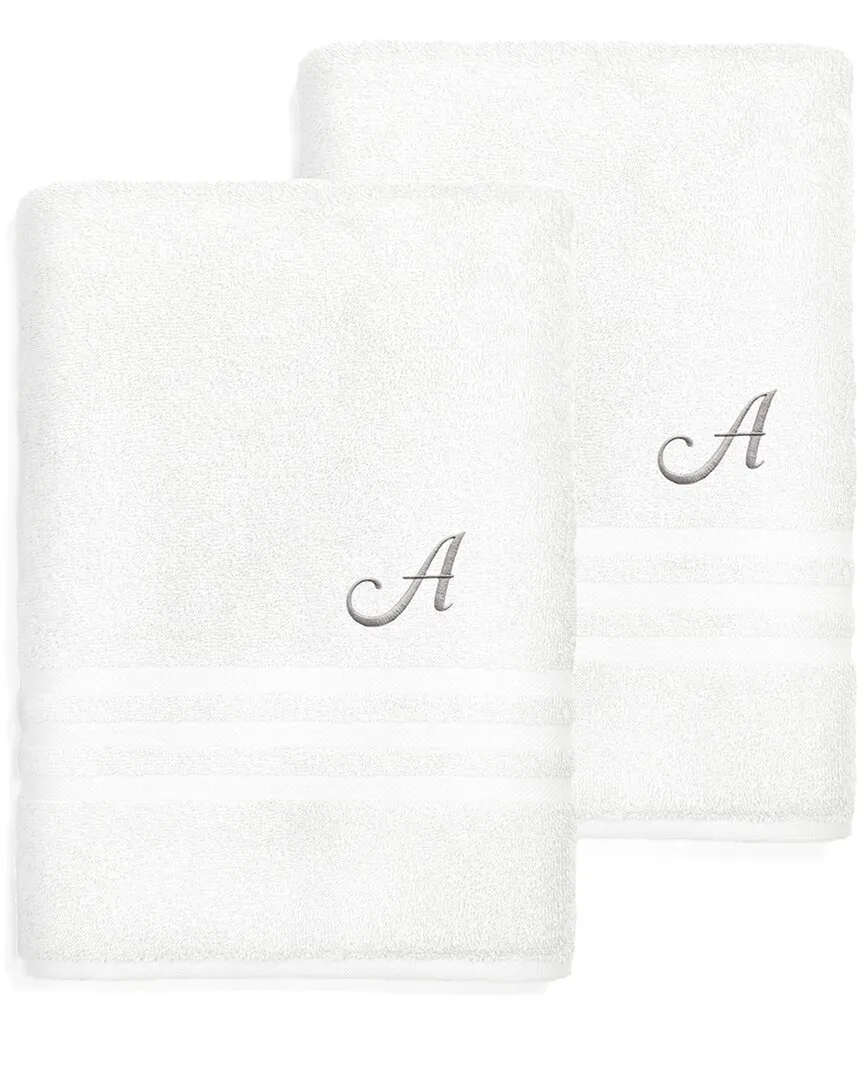 Denzi 2pc Bath Sheet Set - White, Turkish Cotton
