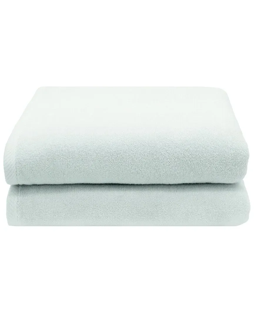 Ediree Bath Towel Set - Aqua, Turkish Cotton image