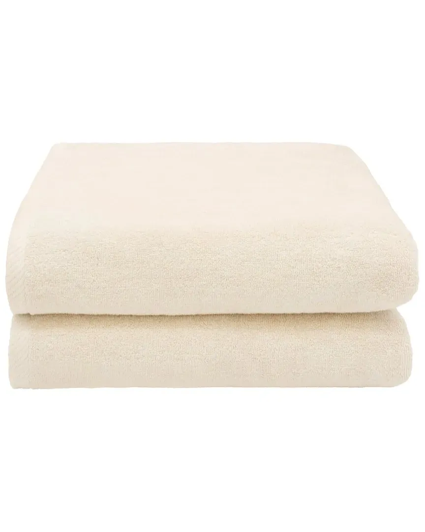 Ediree Bath Towel Set - Beige, Turkish Cotton