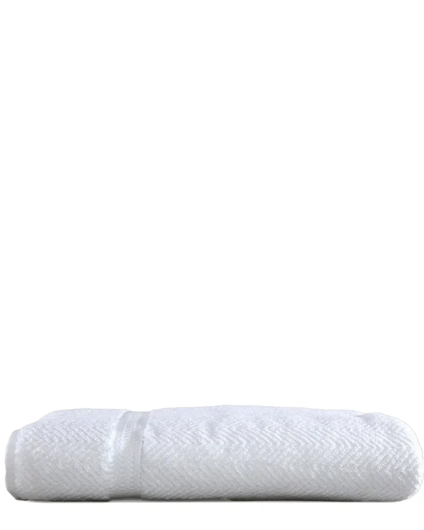 Herringbone Bath Sheet - White, Turkish Cotton