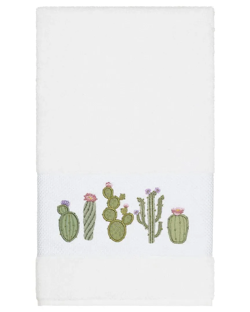 Mila Embellished Bath Towel - White, Turkish Cotton