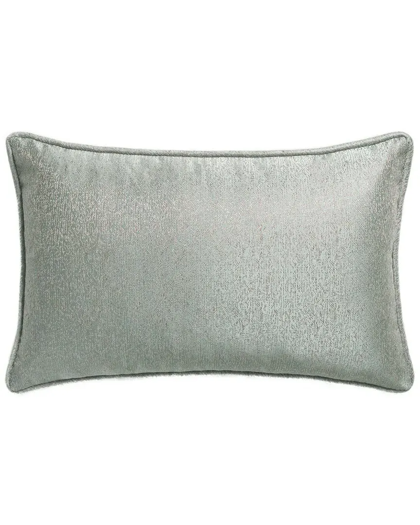 Pixel Lumbar Pillow Cover - Aqua, Polyester image