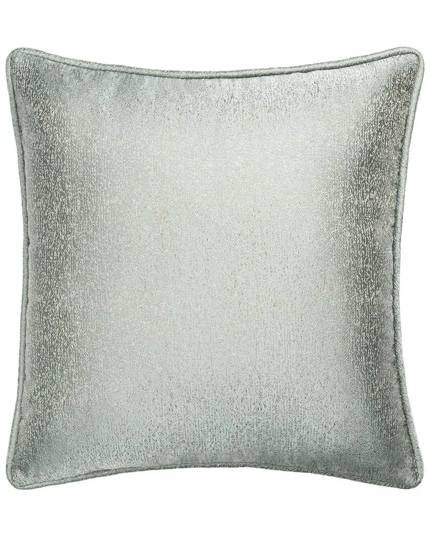 Pixel Square Pillow Cover - Aqua, Polyester