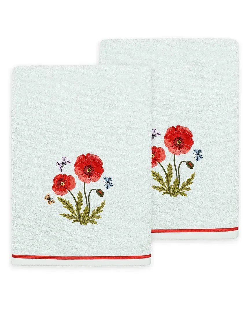 Polly 2pc Bath Towel Set - Aqua, Turkish Cotton