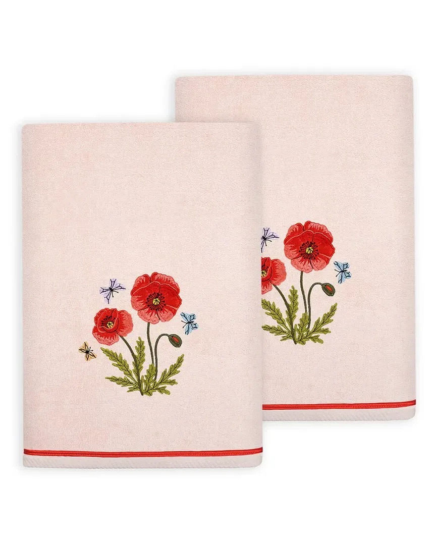 Polly 2pc Bath Towel Set - Blush, Turkish Cotton