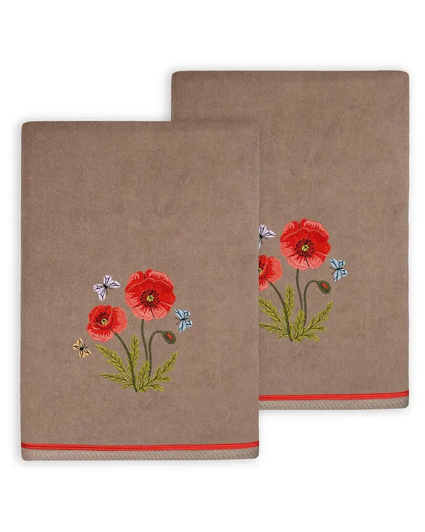 Polly 2pc Bath Towel Set - Cocoa, Turkish Cotton