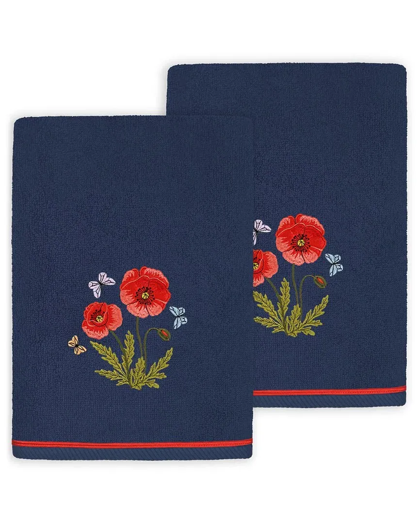 Polly 2pc Bath Towel Set - Marine, Turkish Cotton