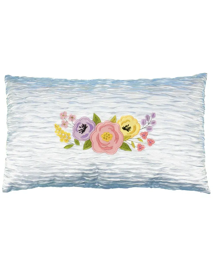 Primavera Lumbar Pillow Cover - Blue image