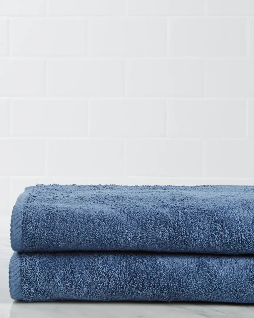 Soft Twist Set of 2 Turkish Bath Towels - Beige, Cotton