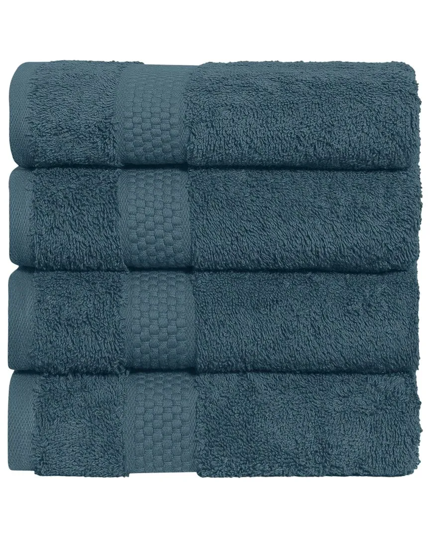 Starlight Turkish Cotton Terry Hand Towels Set - Blue