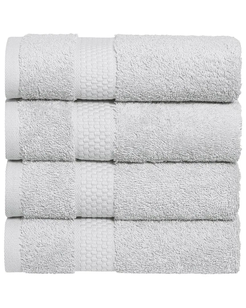 Starlight Turkish Cotton Terry Hand Towels Set - Grey