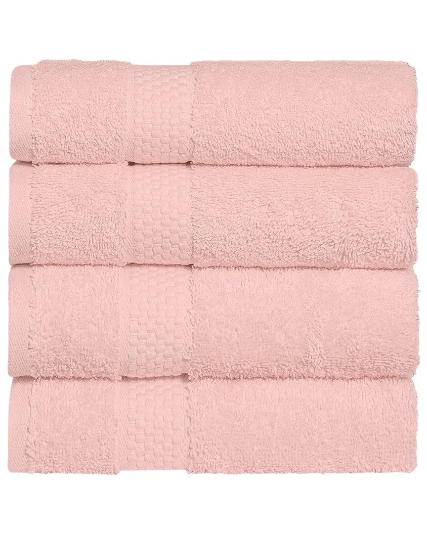 Starlight Turkish Cotton Terry Hand Towels Set - Pink