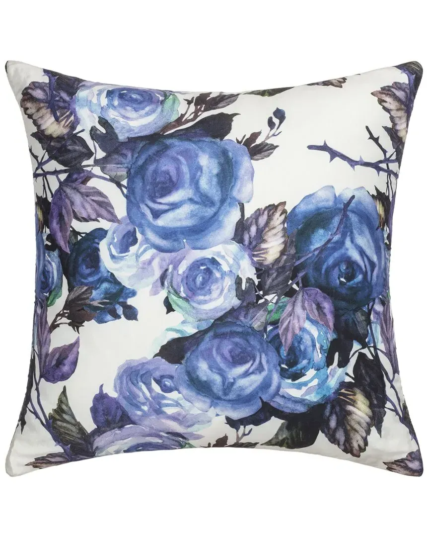 Victoria Square Pillow Cover - Blue, Cotton image
