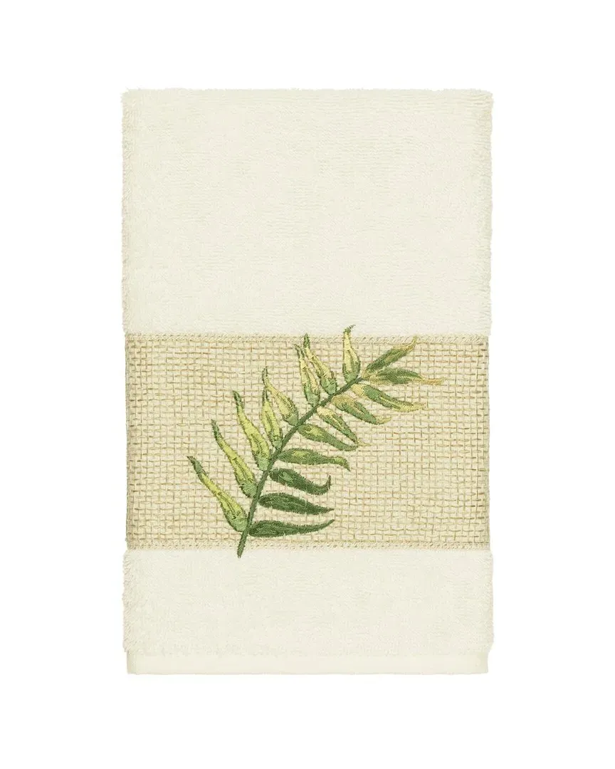 Zoe Turkish Cotton Embellished Hand Towel - Cream image