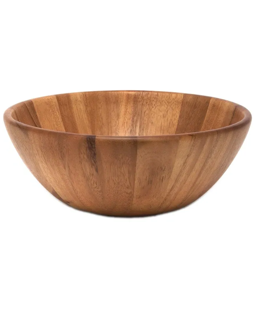 International Acacia Large Round Bowl - Brown image