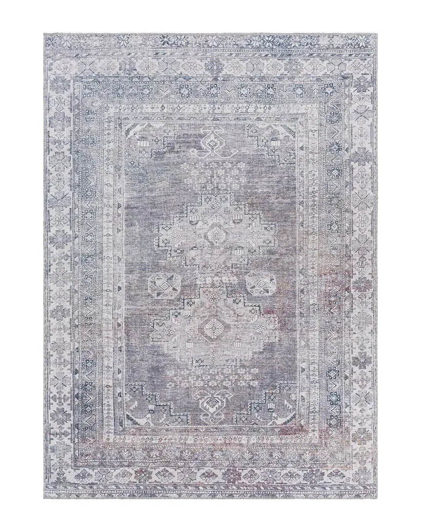 Surya Colin Washable Rug - Charcoal