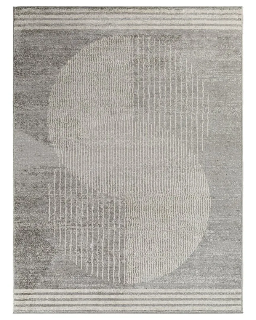 Surya Floransa Rug - Gray, Polypropylene