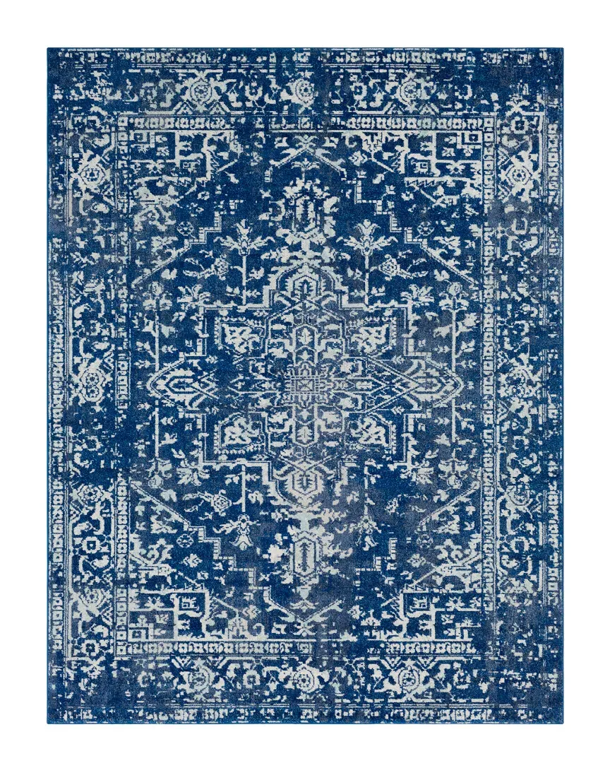 Surya Harput Machine Woven Rug - Dark Blue, Polypropylene