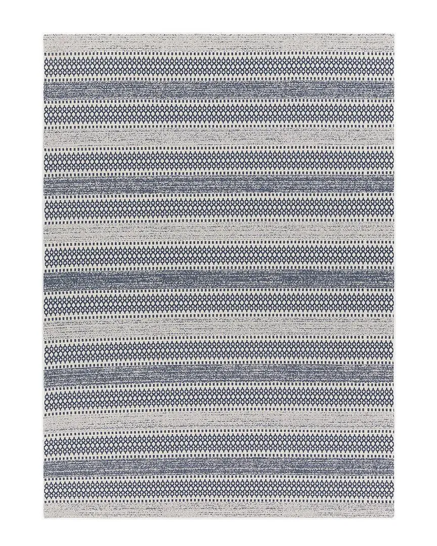 Surya La Casa Global Rug - Blue, Cotton