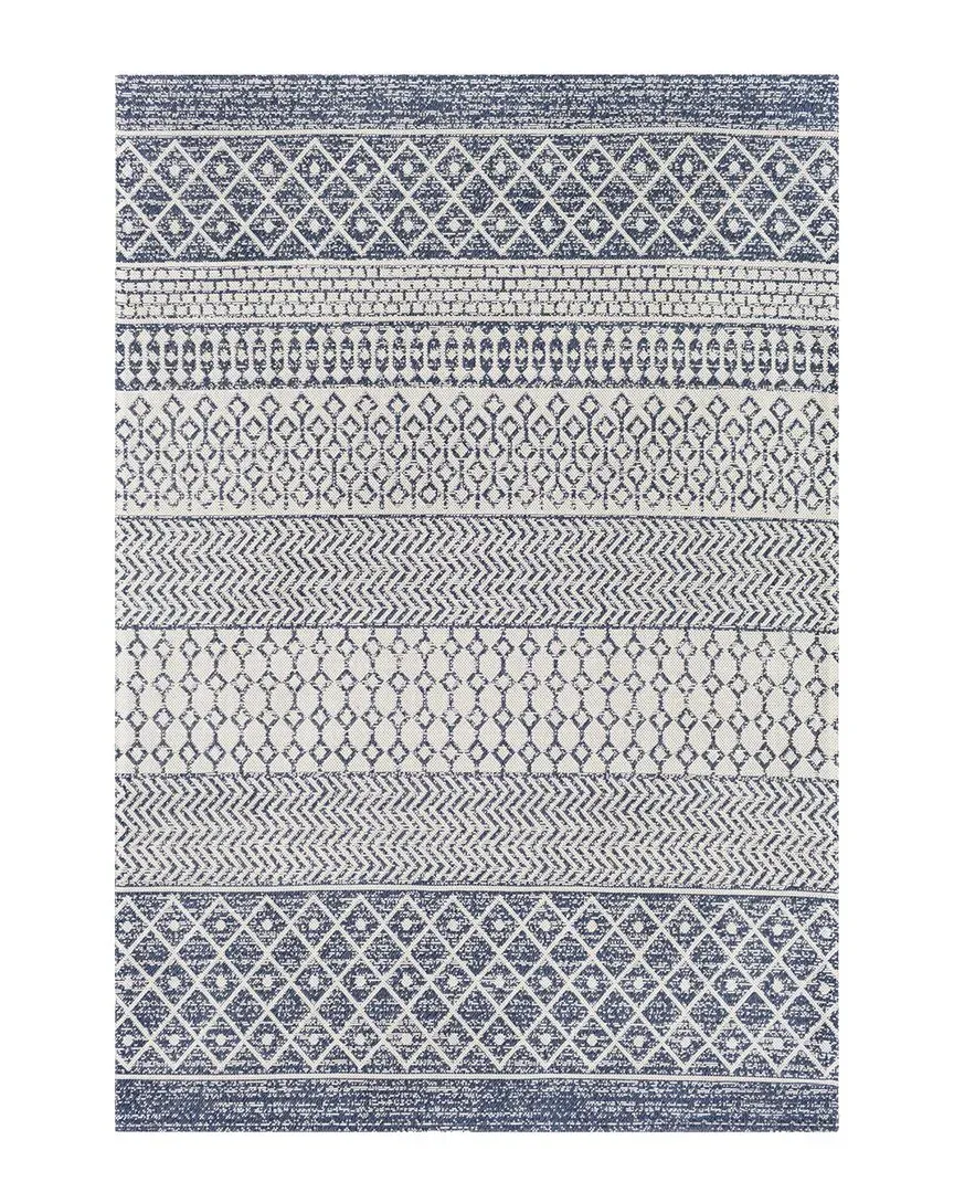 Surya La Casa Global Rug - Blue, Cotton