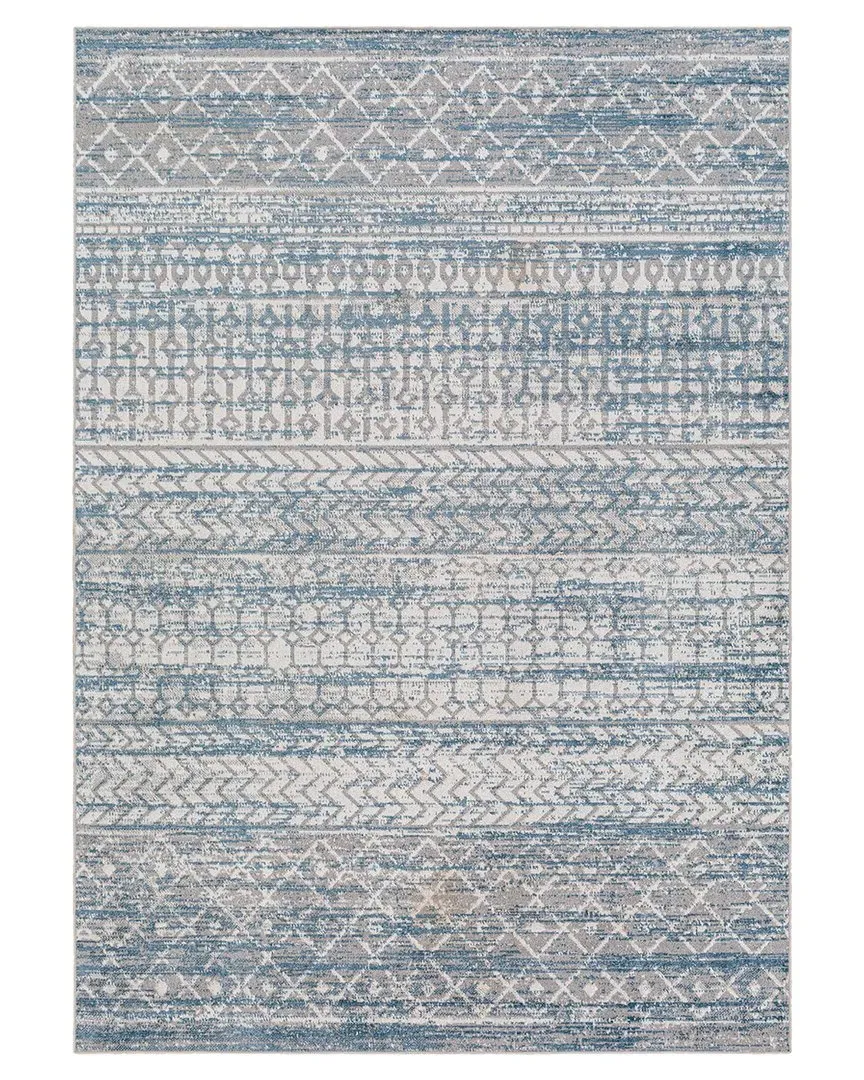 Surya Lavadora Global Machine-Washable Rug - Blue, Polyester