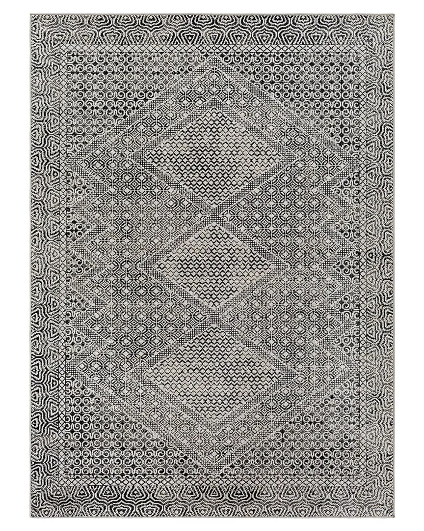 Surya Lavadora Machine-Washable Rug - Black, Polyester