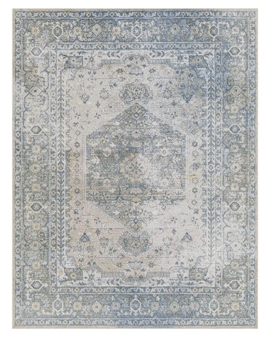 Surya Lillian Machine-Washable Rug - Gray, Polyester image