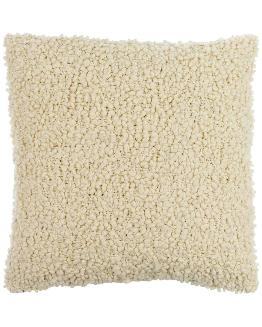 Surya Mohave Accent Pillow - Khaki, Boucle