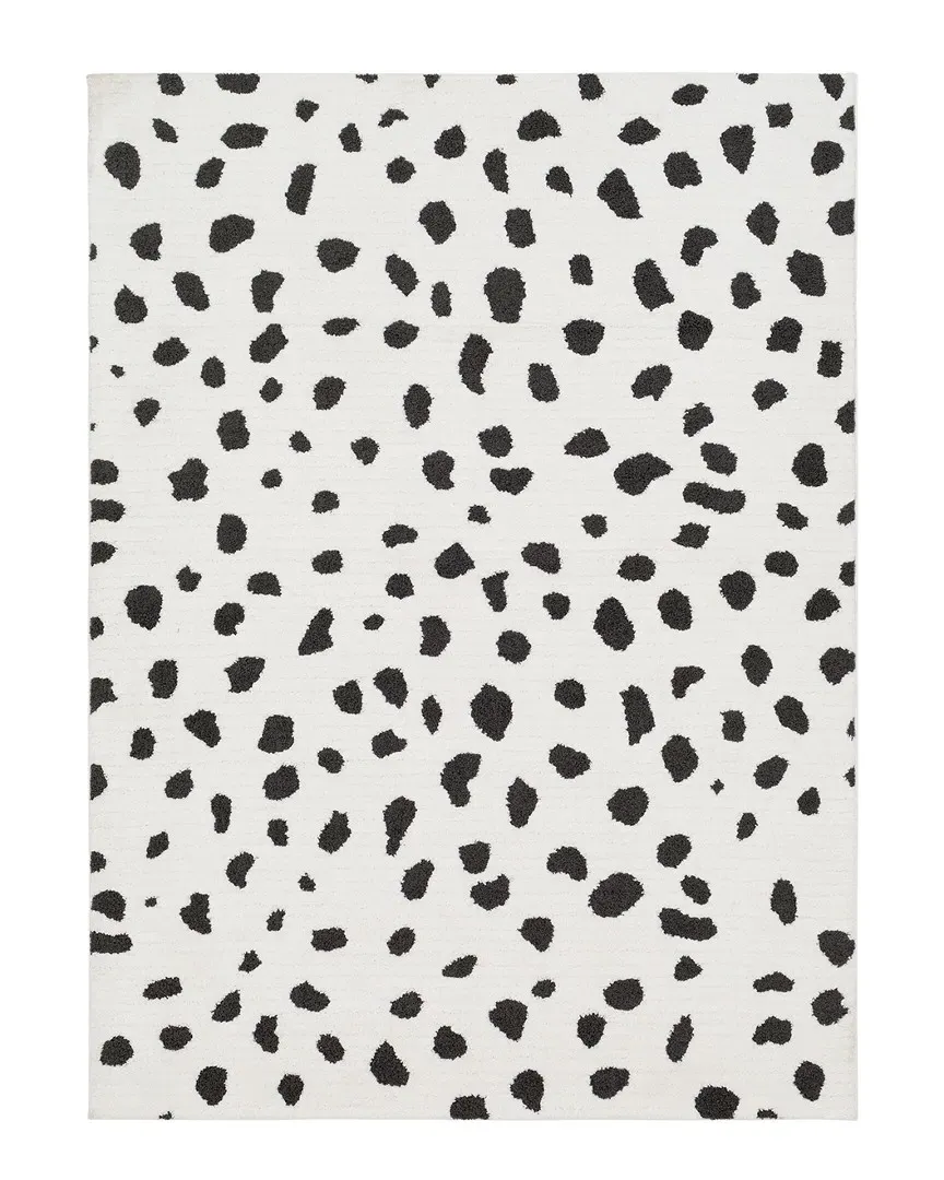 Surya Moroccan Shag Rug - Black, Polypropylene image