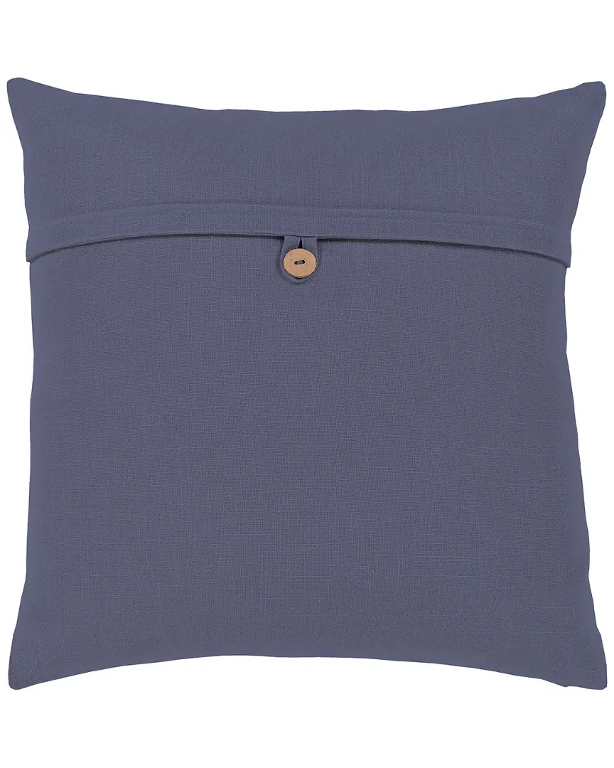 Surya Penelope Throw Pillow - Navy, Cotton image