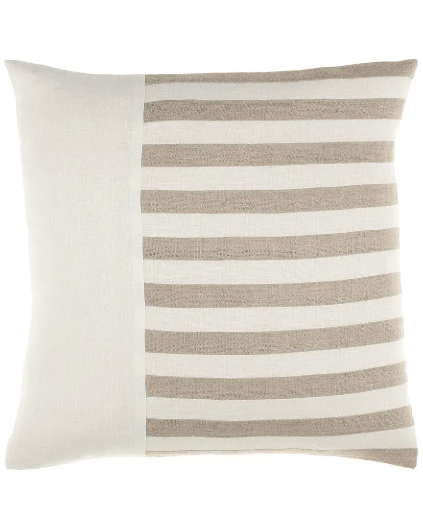 Surya Roxbury Down Pillow - Cream, Linen