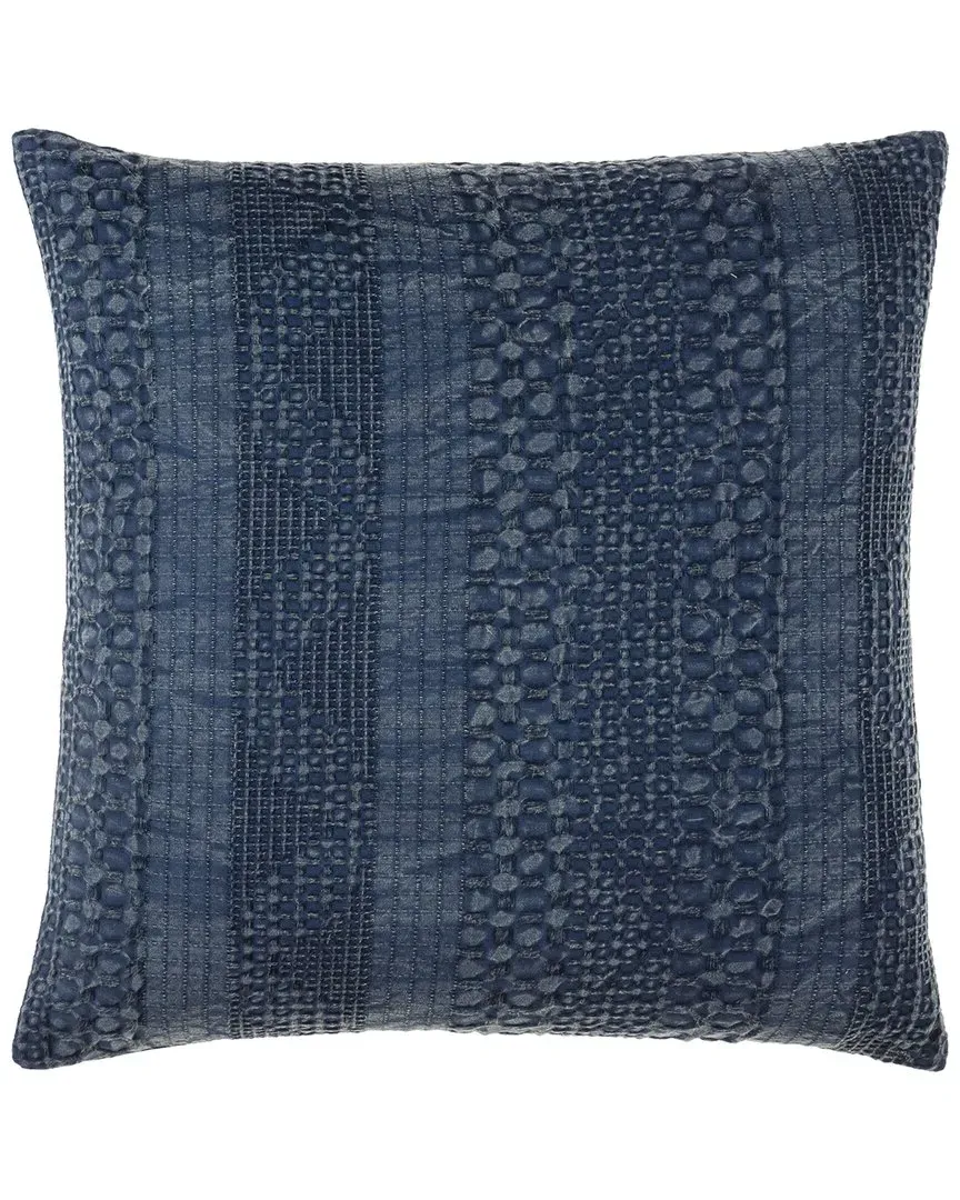 Surya Washed Down Pillow - Navy, Cotton