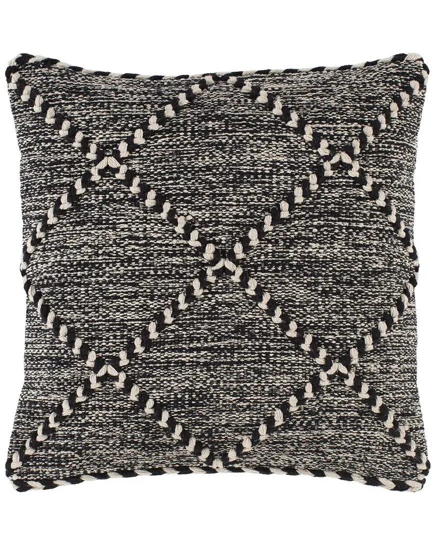 Surya Zanafi Pillow - Black, Cotton