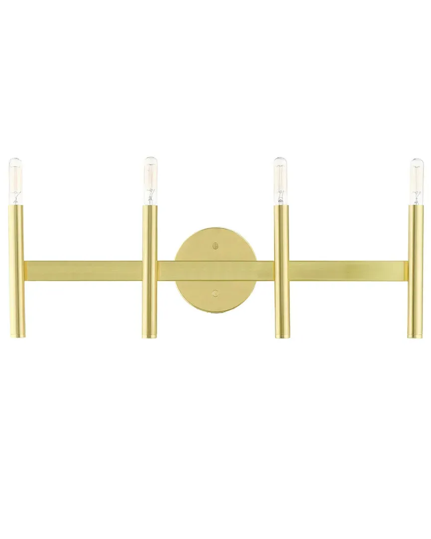 4-Light Ada Vanity Sconce - Satin Brass, Steel image