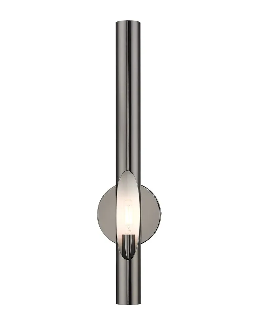 Acra Wall Sconce - Black Chrome, Steel image