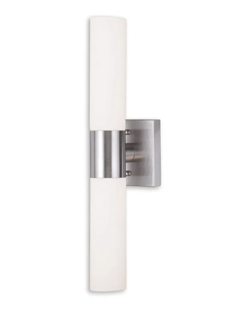 Aero 2-Light Bath Light - Brushed Nickel, Steel image