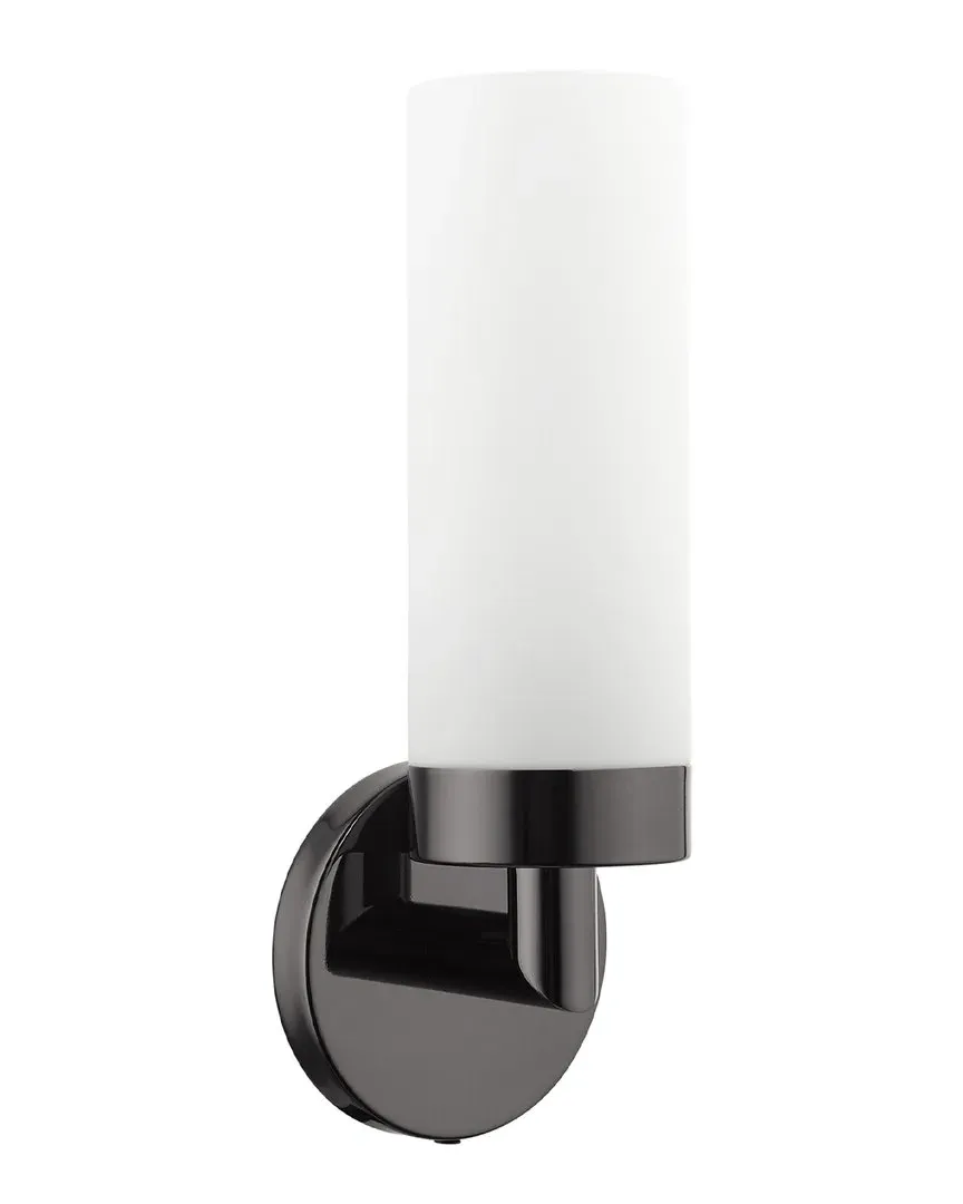 Aero Single Wall Sconce - Black Chrome, Steel