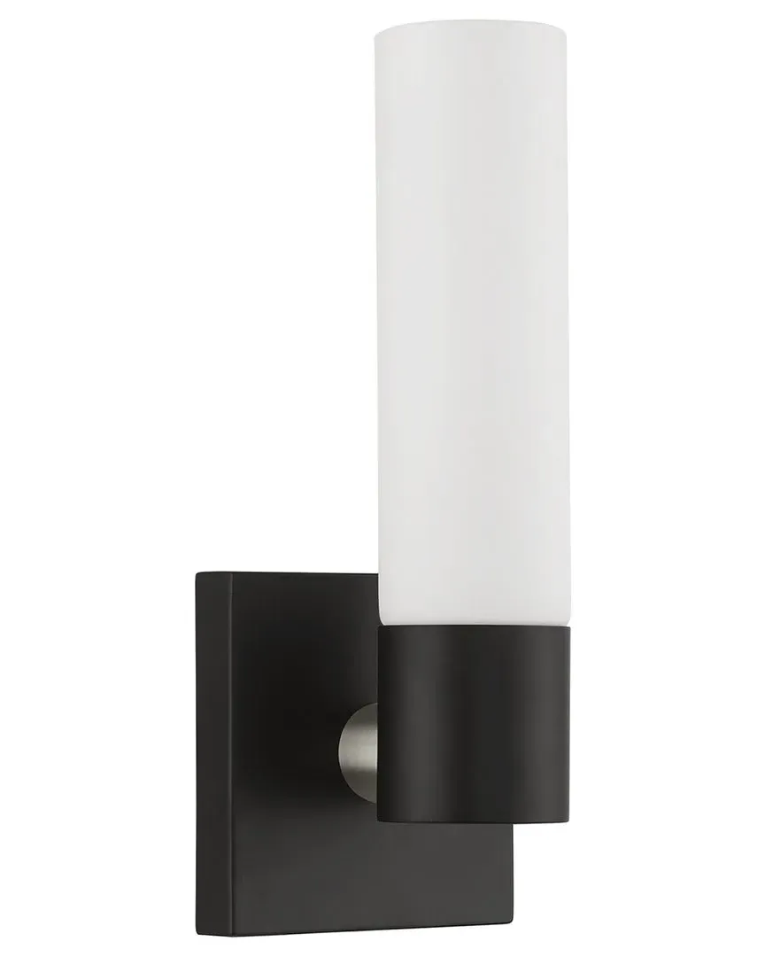 Aero Single Wall Sconce - Black, Steel