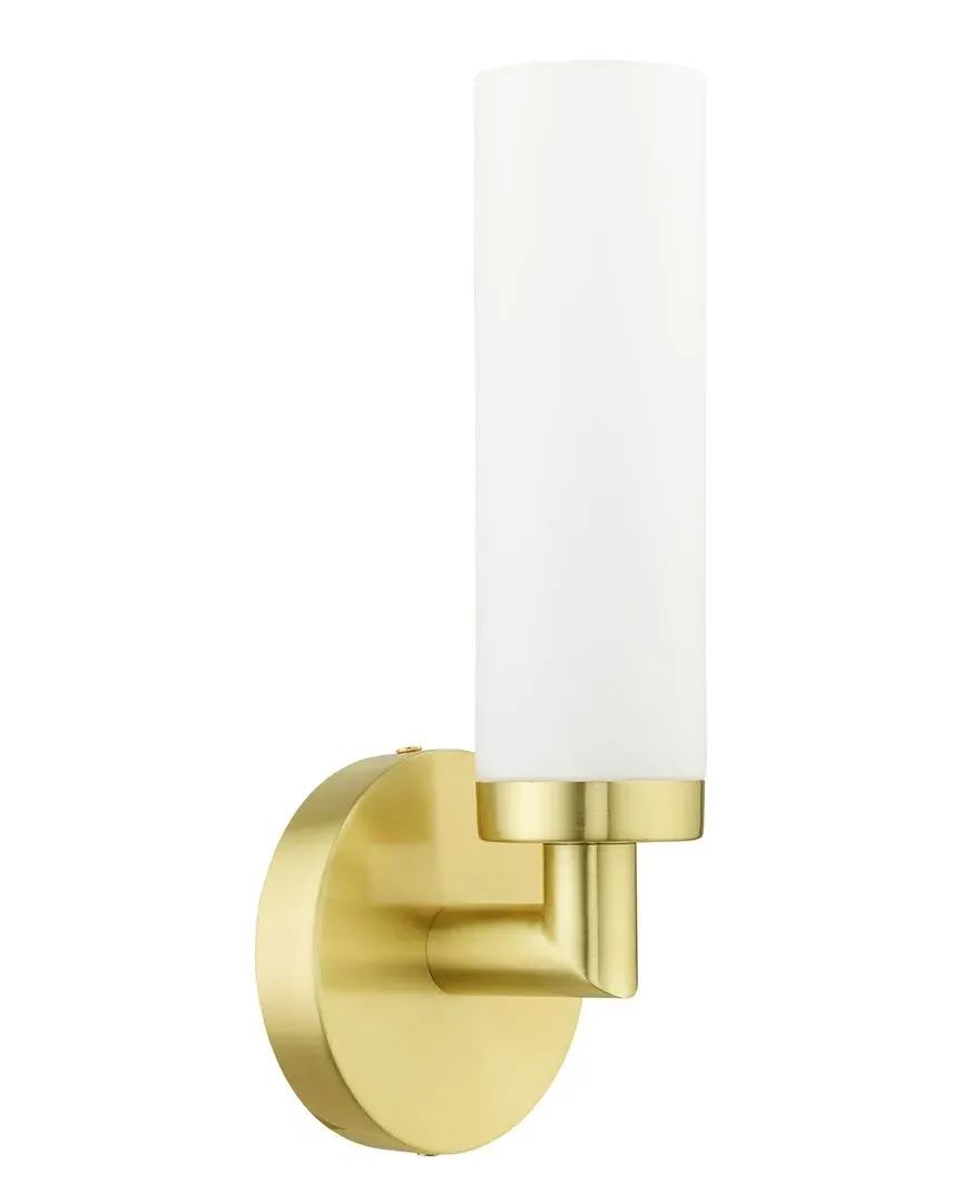 Aero Single Wall Sconce - Satin Brass, Steel