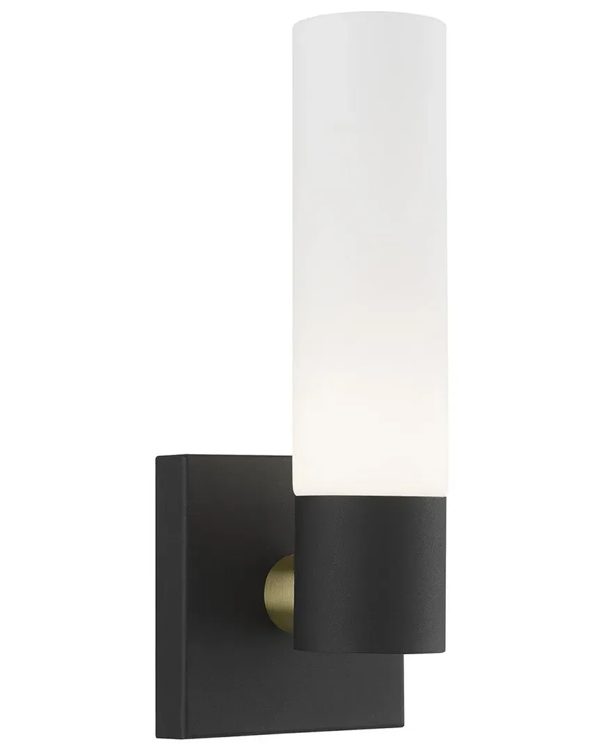 Aero Single Wall Sconce - Textured Black, Steel